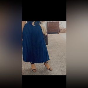 Navy blue skirt